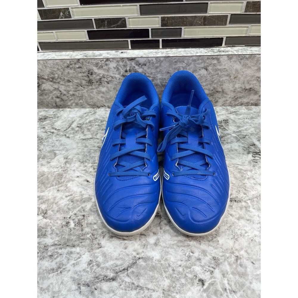 Nike JR Tiempo Legend 10 Academy Sneakers Youth Size 4.5Y Blue DV4354-400 - Picture 2 of 8